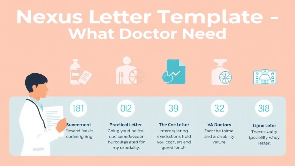 Visual guide for practical steps in nexus letter template: what doctors need