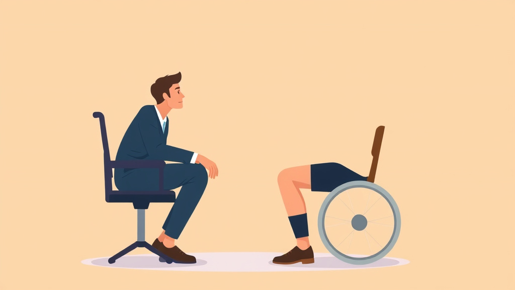 Illustration showing key concepts related to personal statement for knee condition claims