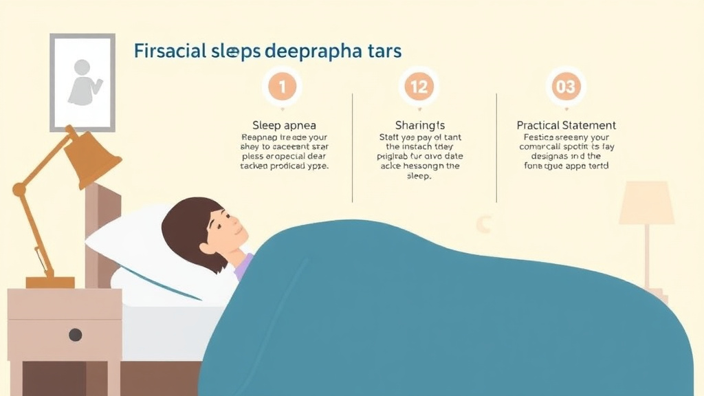 Visual guide for practical steps in personal statement for sleep apnea claims
