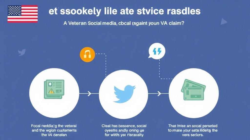 Visual guide for practical steps in can social media be used against your va claim?