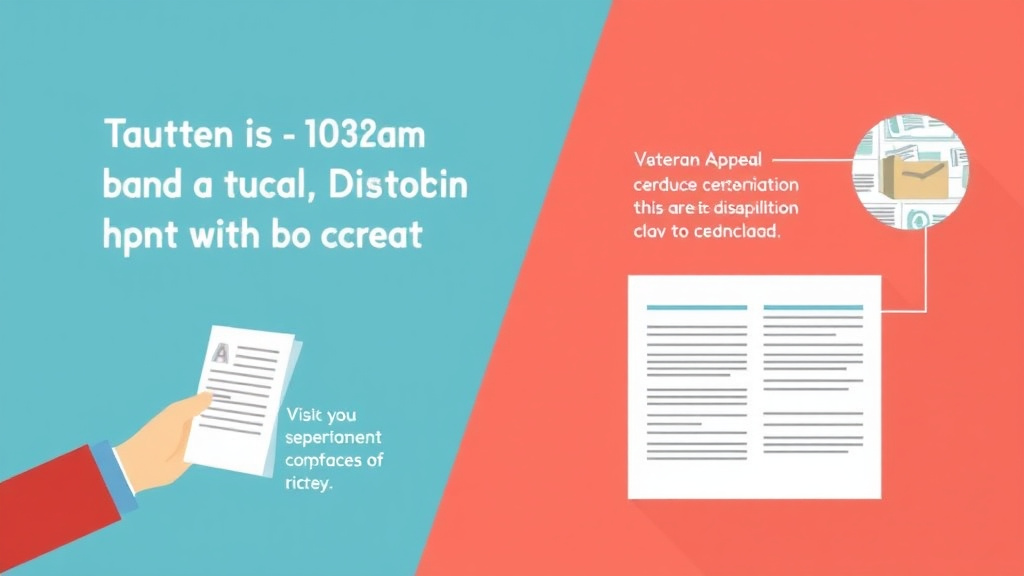 Visual guide for practical steps in va form 10182: board appeal notice of disagreement