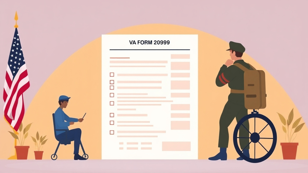 Illustration showing key concepts related to va form 20-0996: higher-level review request