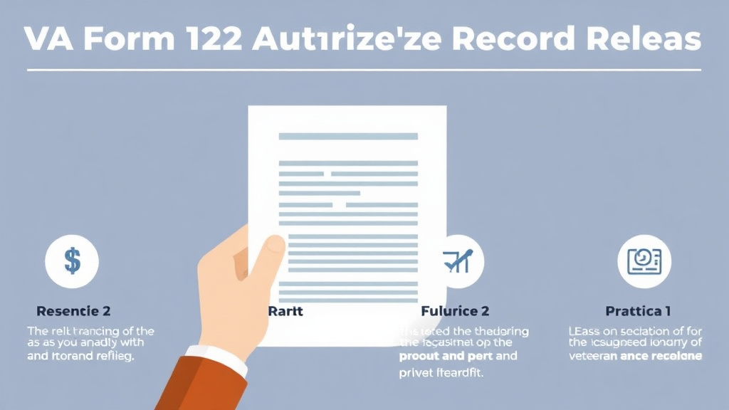 Visual guide for practical steps in va form 21-4142: authorize private record release