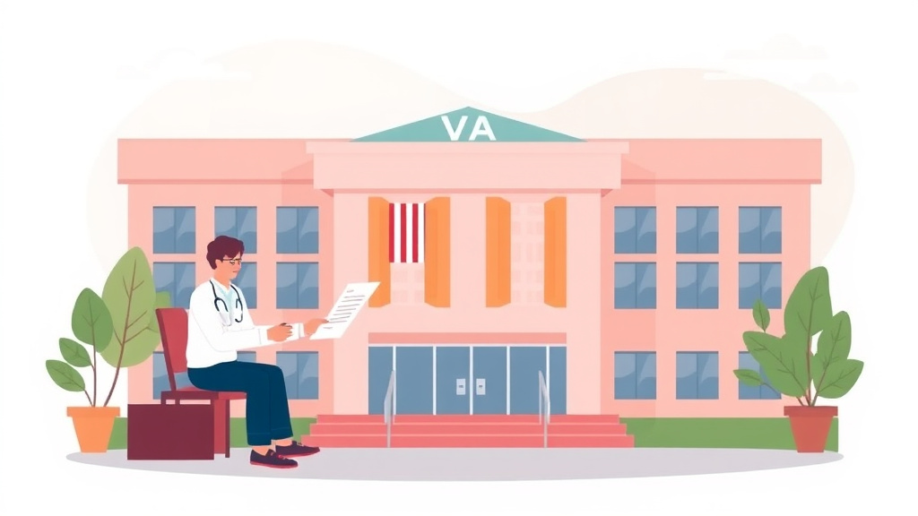 Illustration showing key concepts related to getting records from va medical centers
