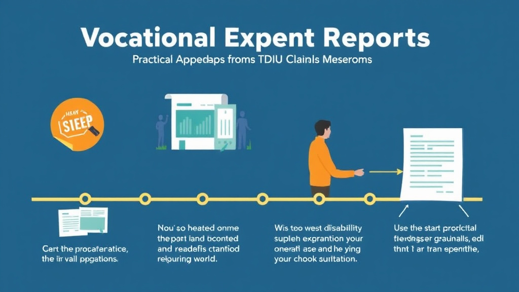 Visual guide for practical steps in vocational expert reports for tdiu claims