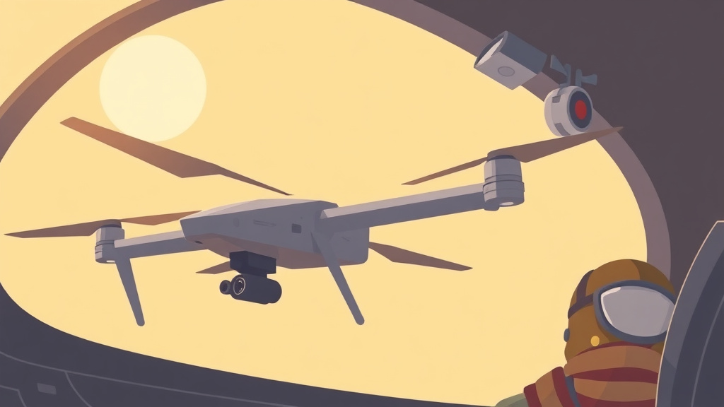 Illustration showing key concepts related to air force drone operator va claims: rpa pilot conditions