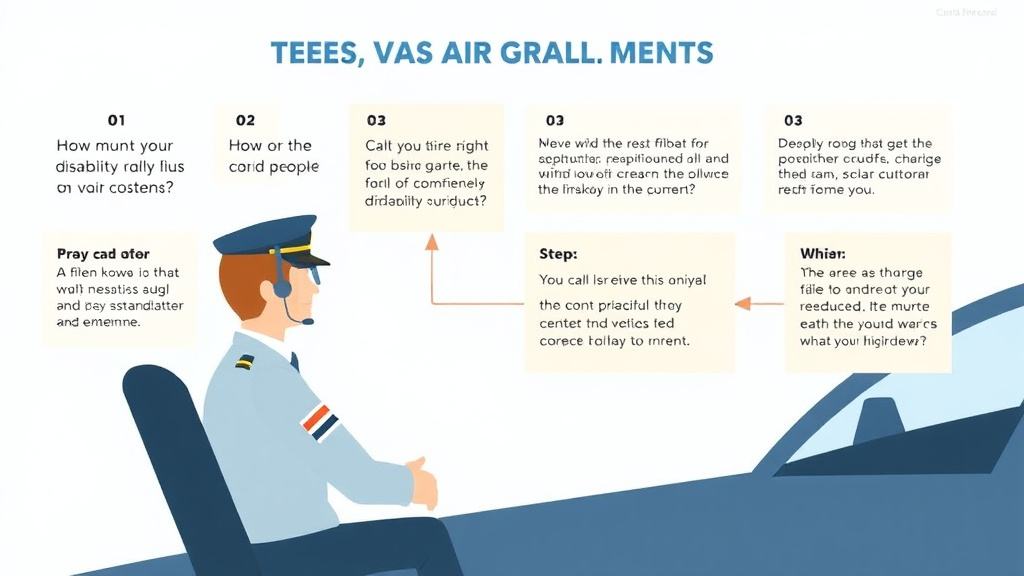 Visual guide for practical steps in air force pilot va claims: aviator conditions