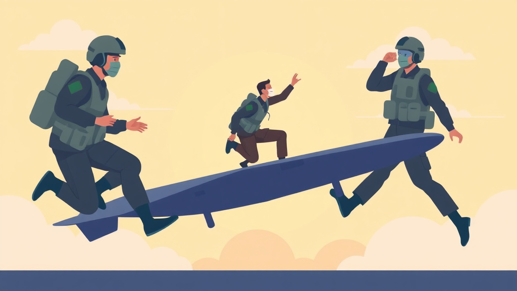 Illustration showing key concepts related to army airborne va claims: jump-related injuries