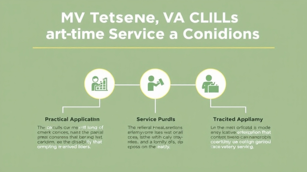 Visual guide for practical steps in army reserve va claims: part-time service conditions