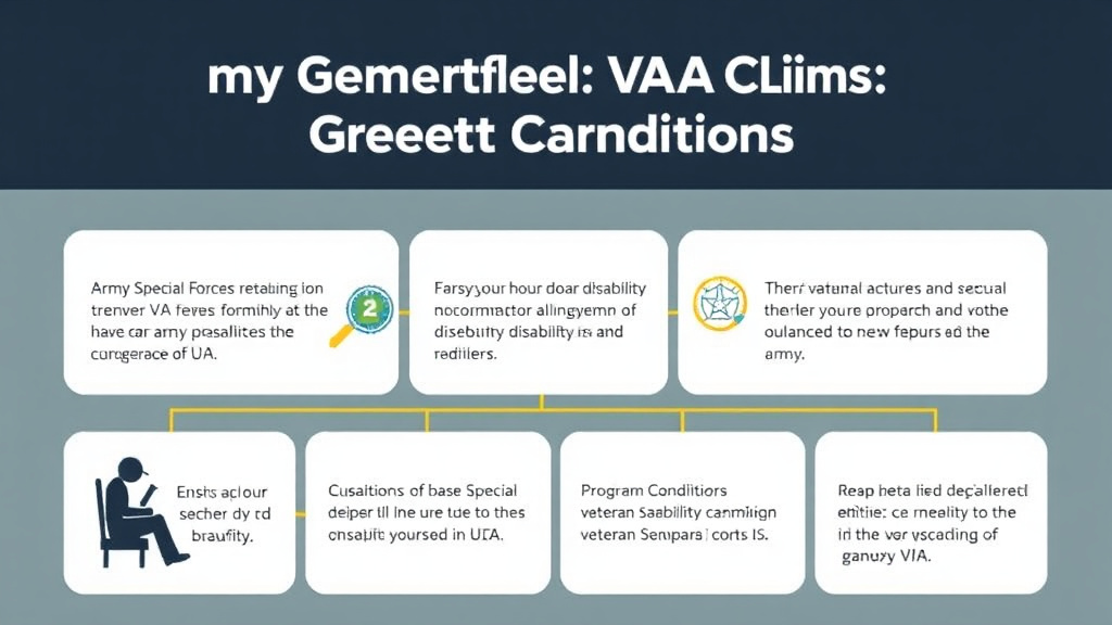 Visual guide for practical steps in army special forces va claims: green beret conditions