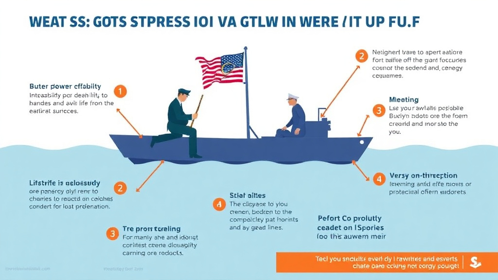 Visual guide for practical steps in coast guard boatswain's mate va claims