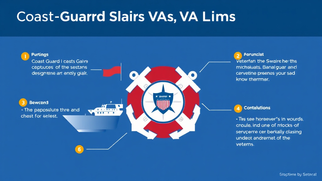 Visual guide for practical steps in coast guard va claims: maritime service conditions