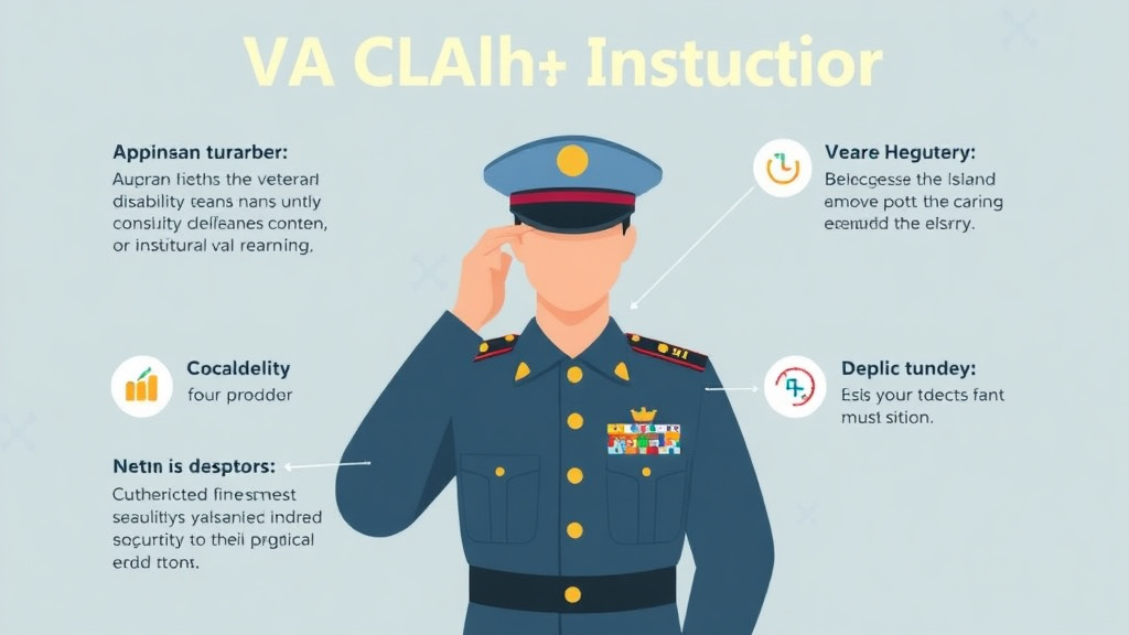 Visual guide for practical steps in marine drill instructor va claims: unique conditions