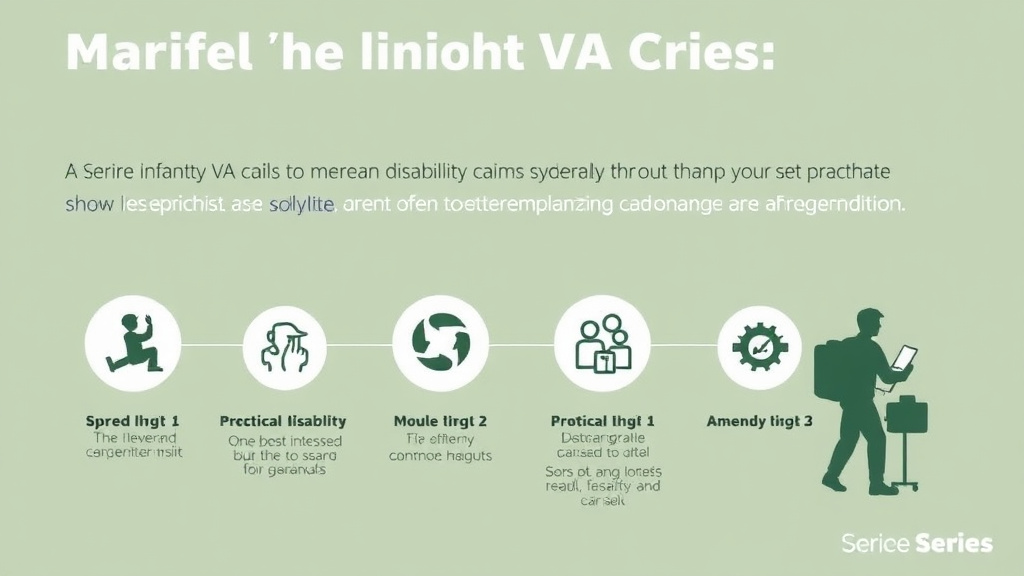 Visual guide for practical steps in marine infantry va claims: 03-series conditions