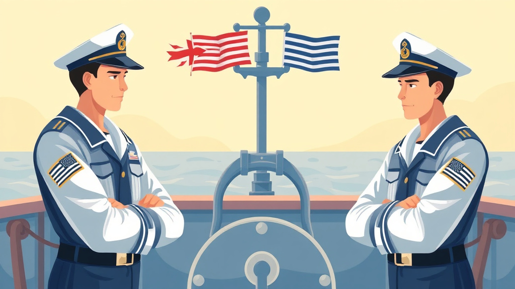 Illustration showing key concepts related to navy boatswain's mate va claims: deck department