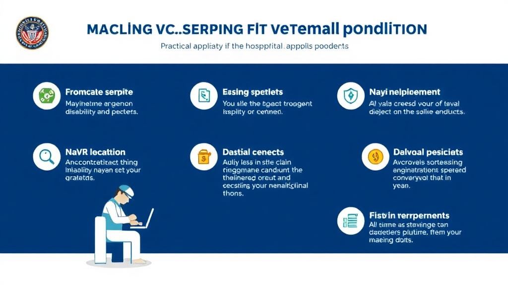 Visual guide for practical steps in navy corpsman va claims: fmf and hospital conditions