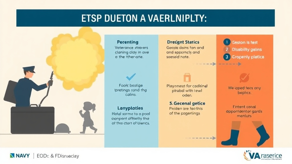 Visual guide for practical steps in navy eod va claims: explosive ordnance disposal