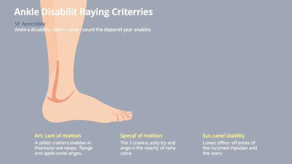 Visual guide for practical steps in ankle rating criteria: range of motion and stability