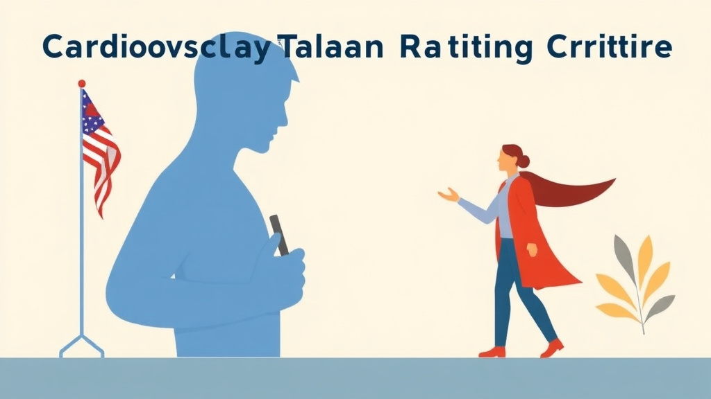 Illustration showing key concepts related to cardiovascular rating criteria overview