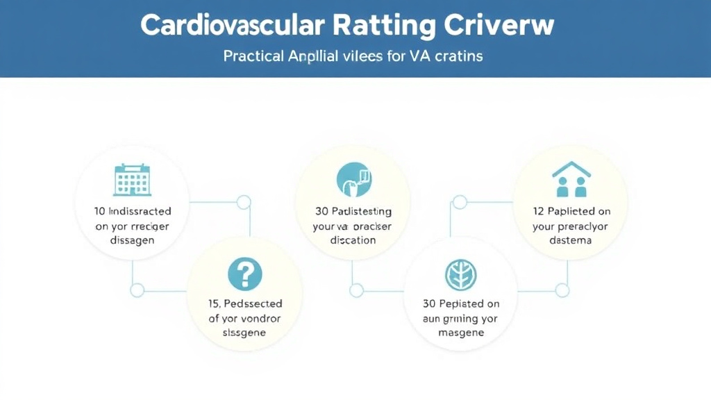 Visual guide for practical steps in cardiovascular rating criteria overview