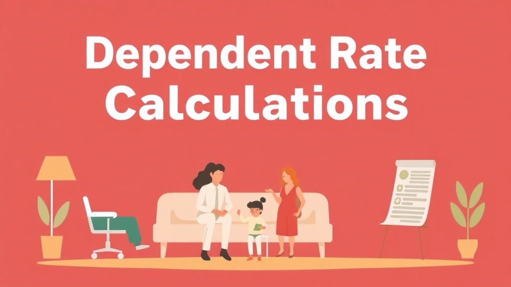 Illustration breaking down the fundamentals of dependent Rate Calculations: How Family Size Affects Pay