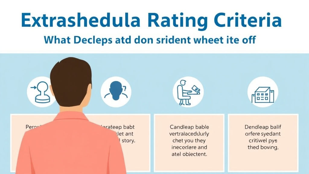 Visual guide for practical steps in extraschedular rating criteria: when standard codes fail