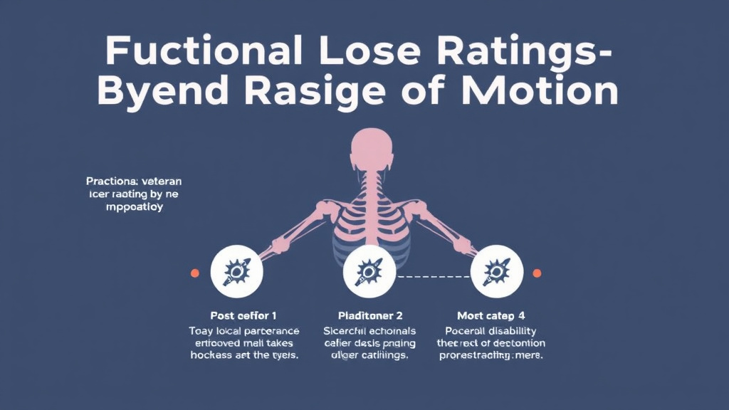 Visual guide for practical steps in functional loss ratings beyond range of motion