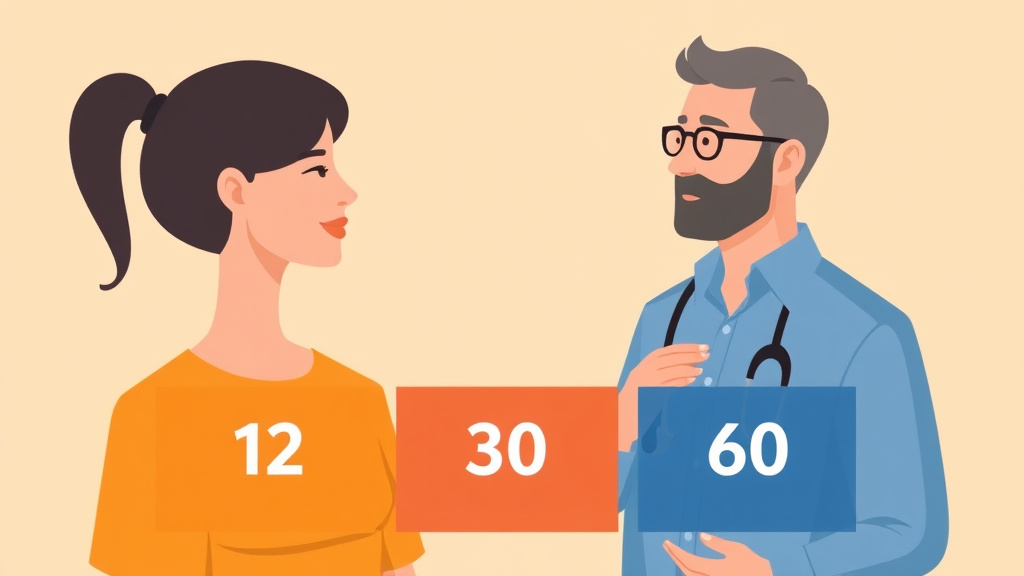 Illustration showing key concepts related to gerd rating criteria: 10%, 30%, and 60%