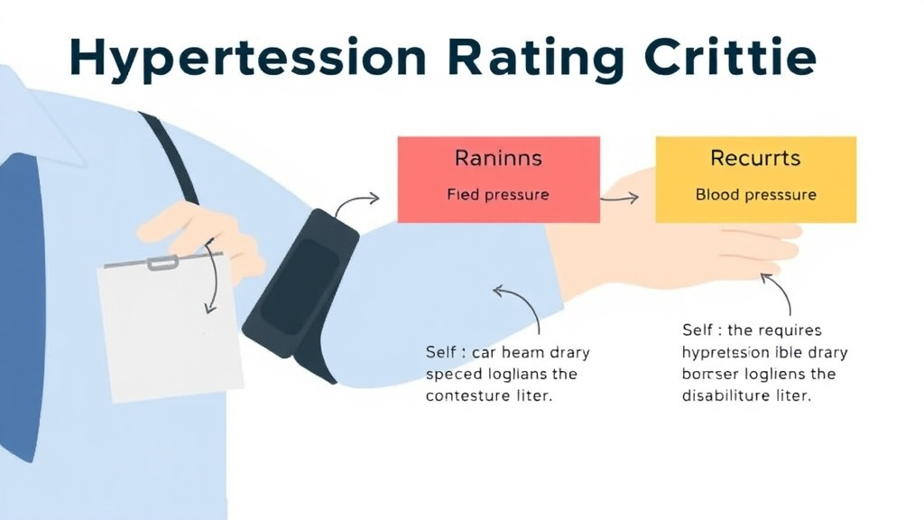 Visual guide for practical steps in hypertension rating criteria: blood pressure levels