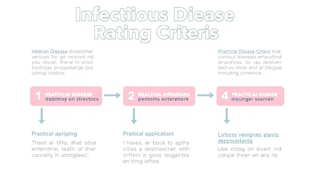 Visual guide for practical steps in infectious disease rating criteria