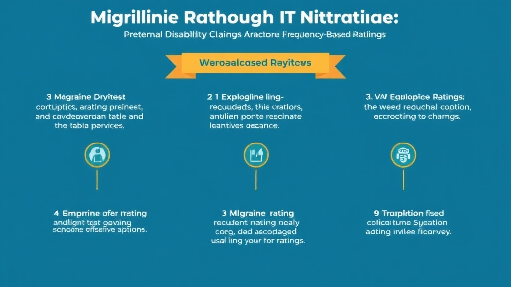 Visual guide for practical steps in migraine rating criteria: frequency-based ratings