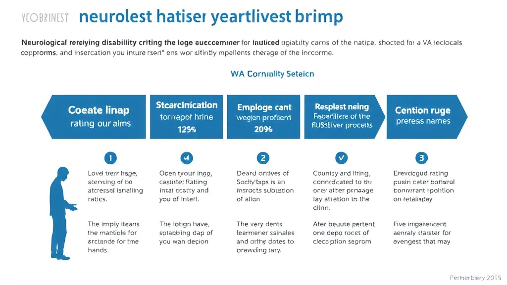 Visual guide for practical steps in neurological rating criteria overview