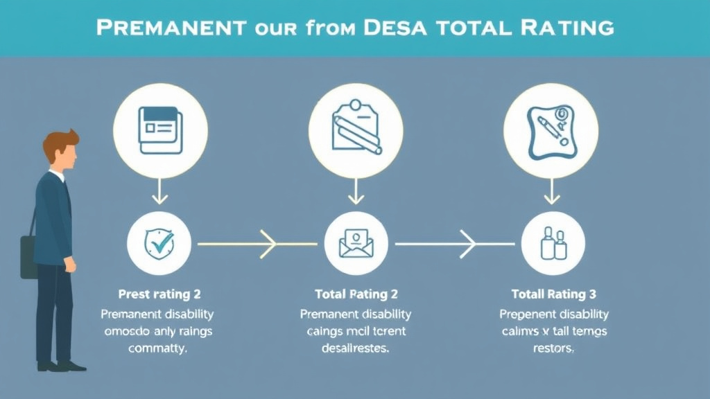 Practical workflow diagram for permanent and Total Rating: What It Means