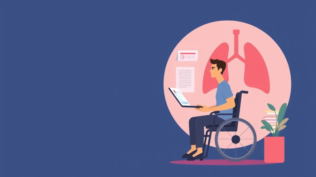 Illustration showing key concepts related to pft testing for lung condition ratings