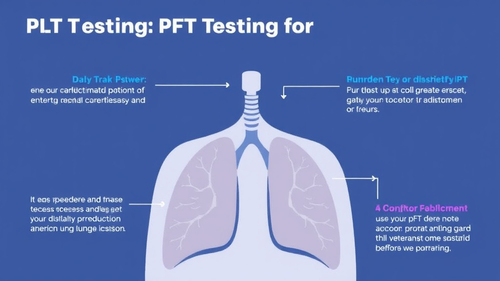 Visual guide for practical steps in pft testing for lung condition ratings