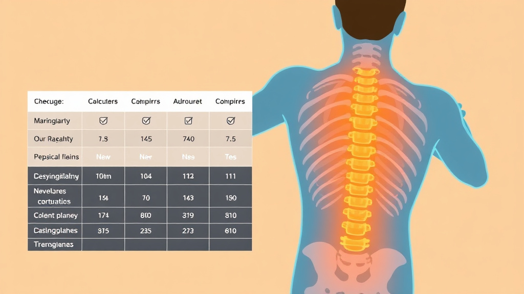 Illustration showing key concepts related to radiculopathy rating criteria: nerve group ratings