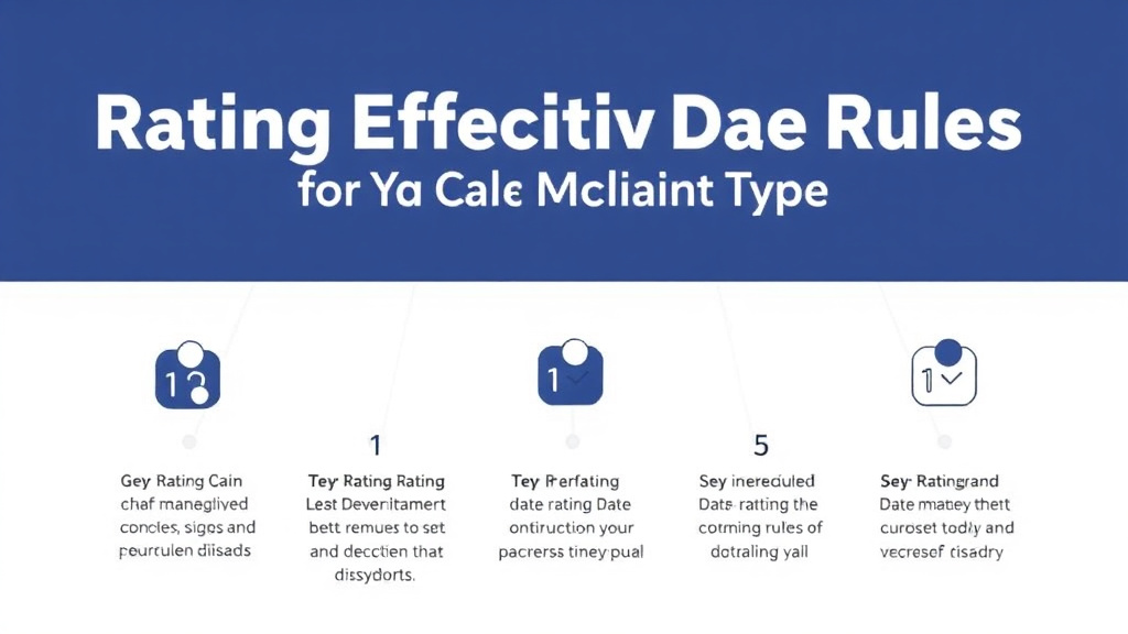 Hands-on guide visualization for rating Effective Date Rules for Each Claim Type