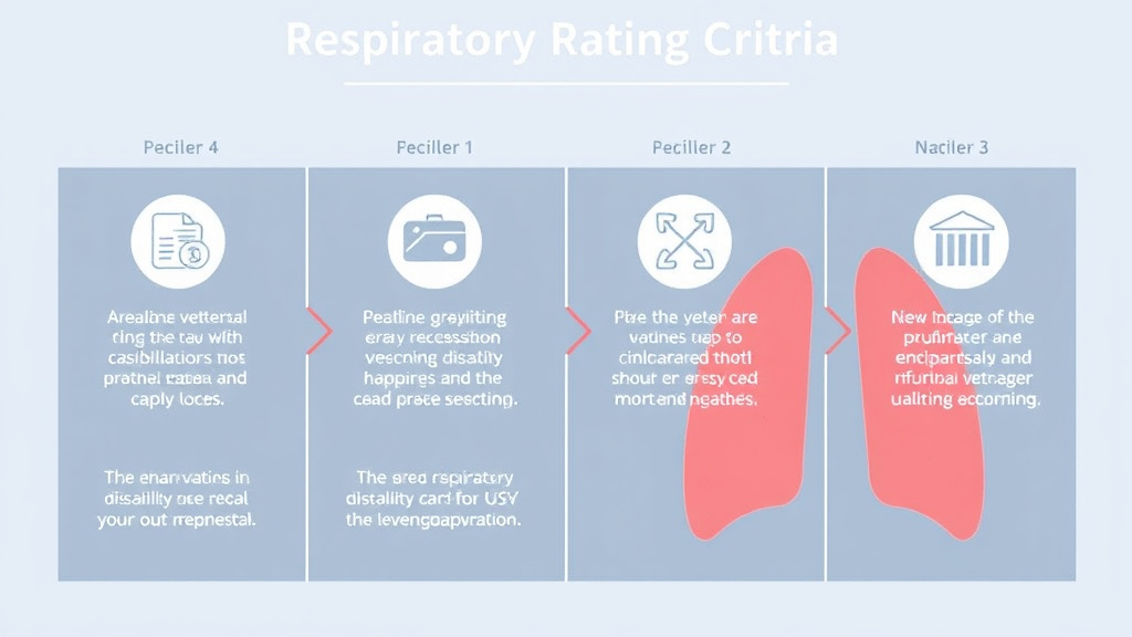 Visual guide for practical steps in respiratory rating criteria overview