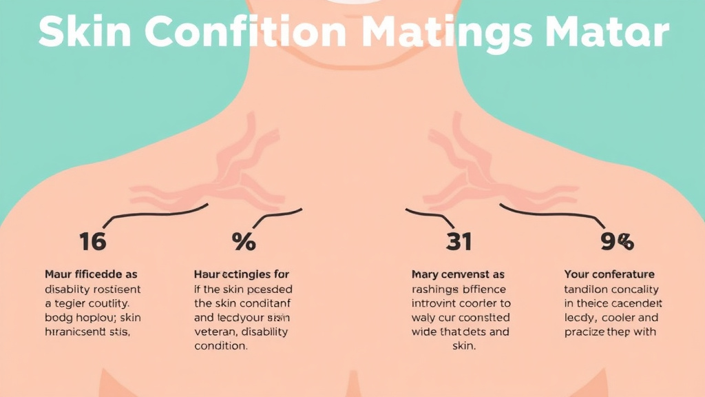 Visual guide for practical steps in skin condition ratings: body percentage method