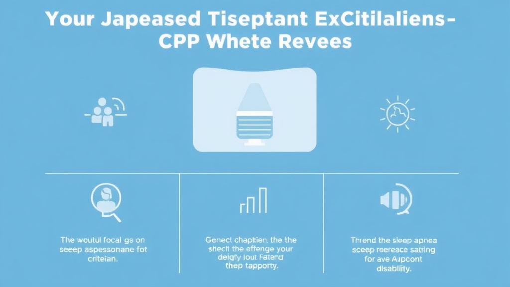 Visual guide for practical steps in sleep apnea rating criteria: cpap and beyond