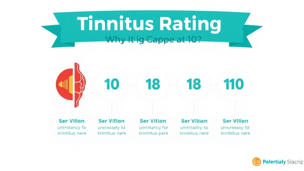 Visual guide for practical steps in tinnitus rating: why it is capped at 10%