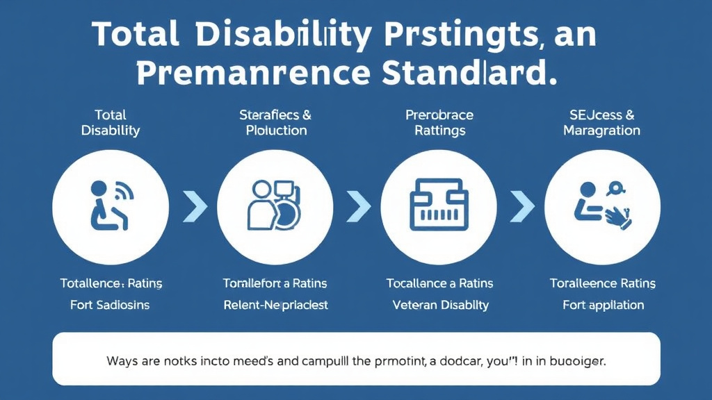Practical workflow diagram for total Disability Ratings and Permanence Standards