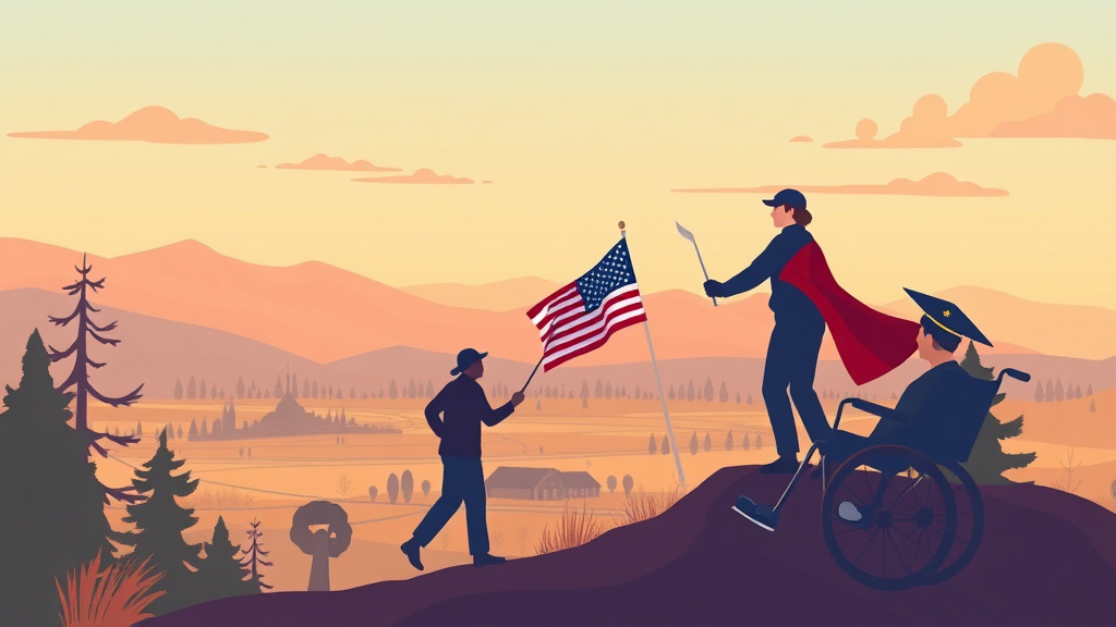 Illustration showing key concepts related to va claims in boise: idaho guide