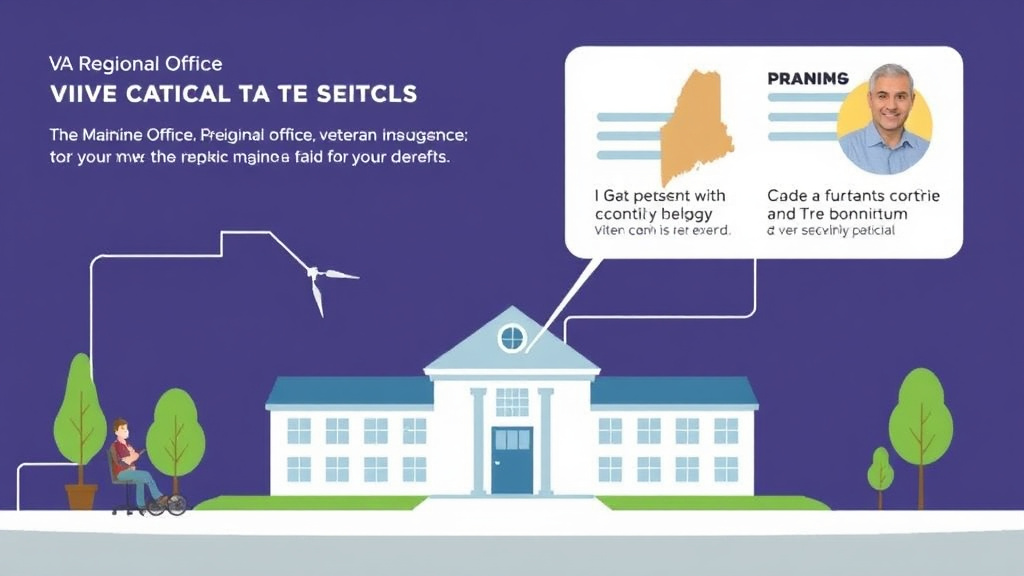 Visual guide for practical steps in va regional office in maine: claims, c&p exams, and state benefits