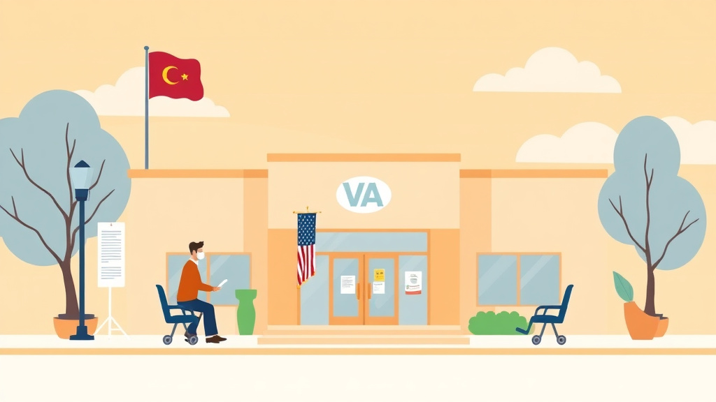 Illustration showing key concepts related to va regional office in mississippi: claims, c&p exams, and state benefits