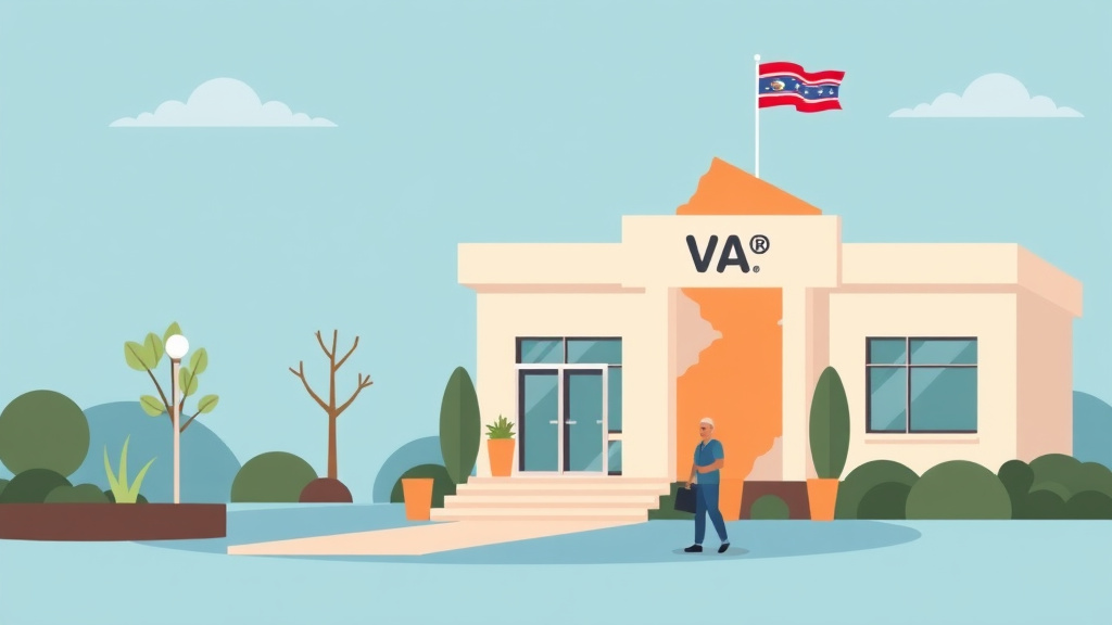 Illustration showing key concepts related to va regional office in new jersey: claims, c&p exams, and state benefits