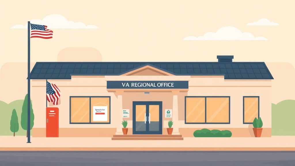 Illustration showing key concepts related to va regional office in ohio: claims, c&p exams, and state benefits