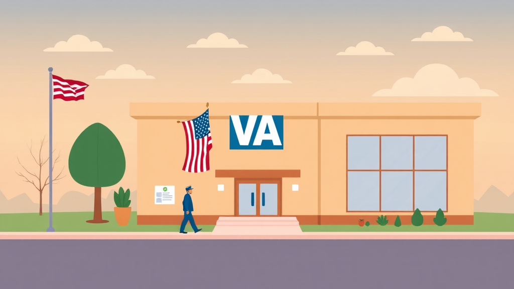Illustration showing key concepts related to va regional office in south dakota: claims, c&p exams, and state benefits