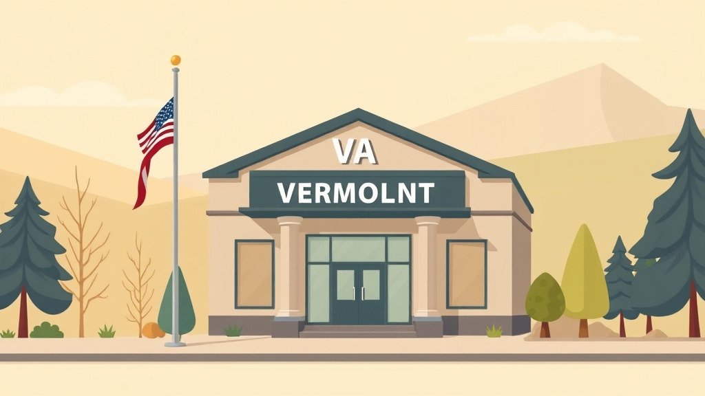 Illustration showing key concepts related to va regional office in vermont: claims, c&p exams, and state benefits