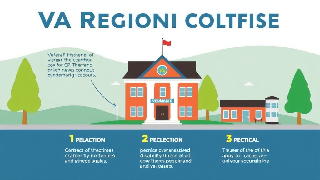 Visual guide for practical steps in va regional office in vermont: claims, c&p exams, and state benefits